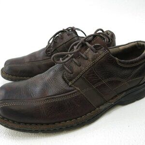 Clarks Oil tanned Leather Comfort Casual Oxfords Mens Comfort Footwear sz 10 W